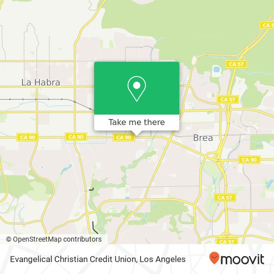 Evangelical Christian Credit Union map