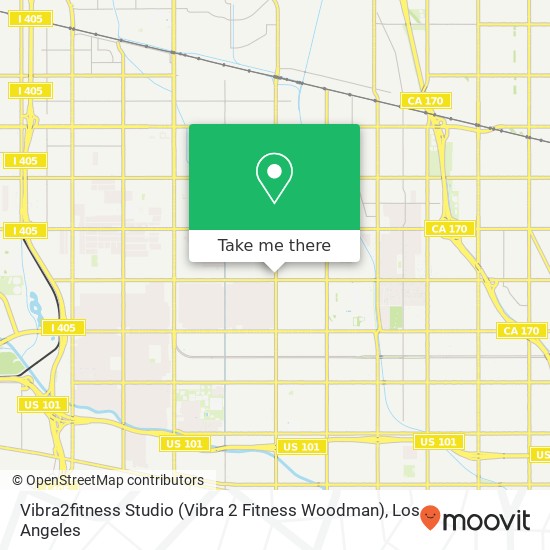 Mapa de Vibra2fitness Studio (Vibra 2 Fitness Woodman)