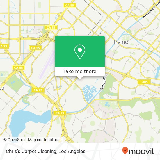 Chris's Carpet Cleaning map