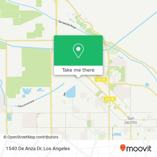 1540 De Anza Dr map