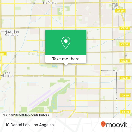 JC Dental Lab map