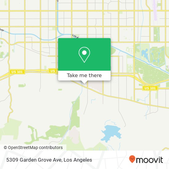 Mapa de 5309 Garden Grove Ave