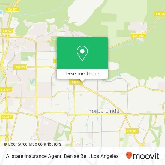 Allstate Insurance Agent: Denise Bell map