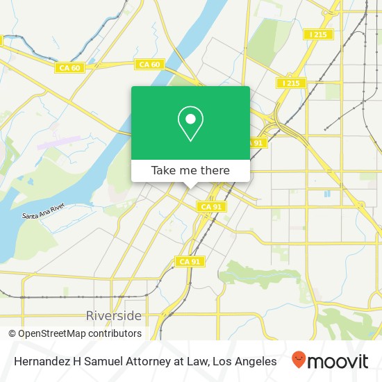 Mapa de Hernandez H Samuel Attorney at Law