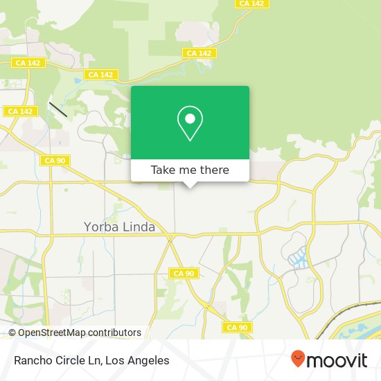 Rancho Circle Ln map