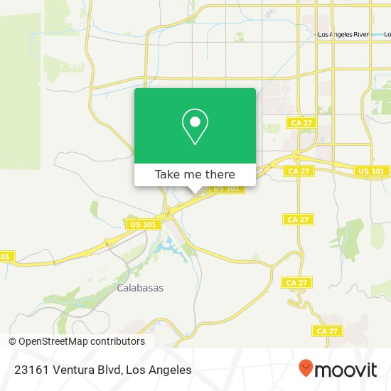 23161 Ventura Blvd map