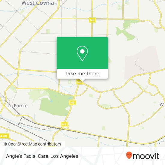 Angie's Facial Care map