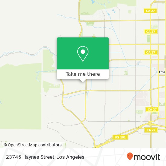 Mapa de 23745 Haynes Street