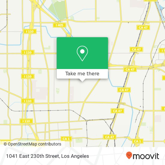 1041 East 230th Street map