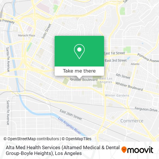 Alta Med Health Services (Altamed Medical & Dental Group-Boyle Heights) map
