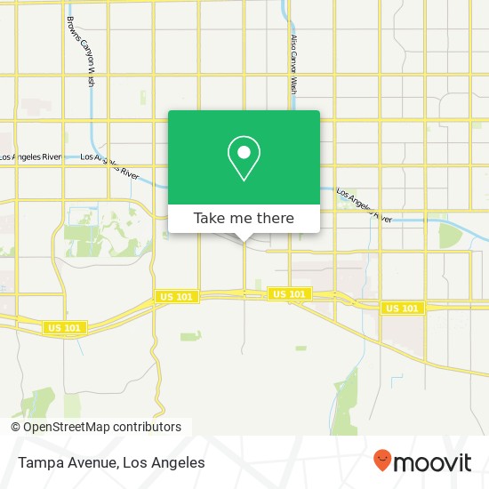 Tampa Avenue map