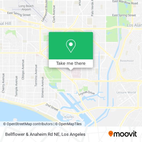 Mapa de Bellflower & Anaheim Rd NE