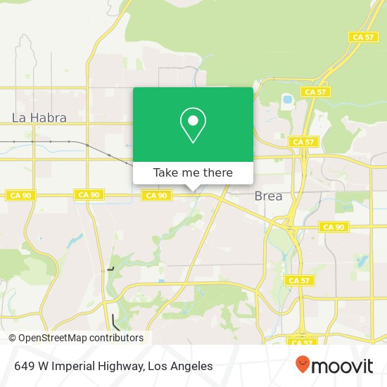 649 W Imperial Highway map