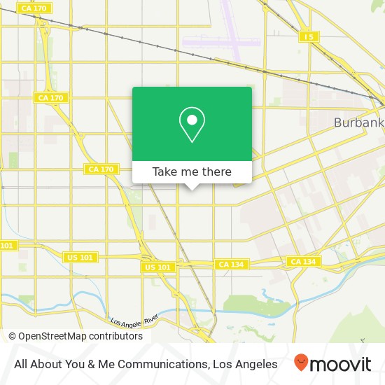 Mapa de All About You & Me Communications