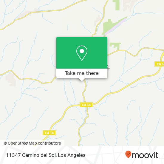11347 Camino del Sol map