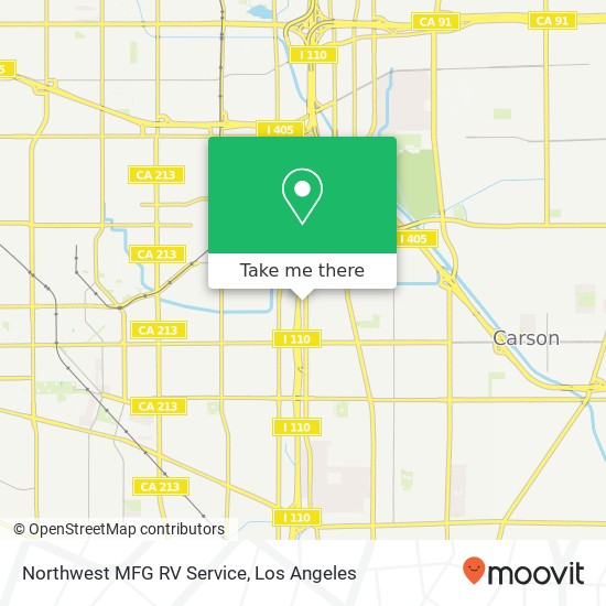 Mapa de Northwest MFG RV Service