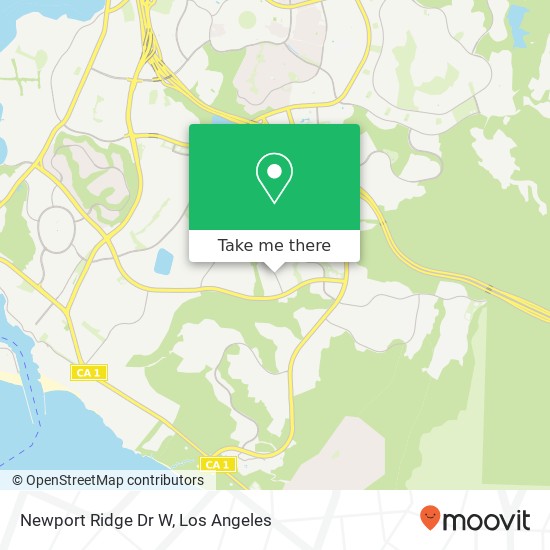 Mapa de Newport Ridge Dr W