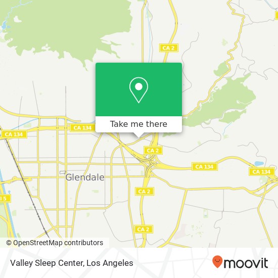 Valley Sleep Center map