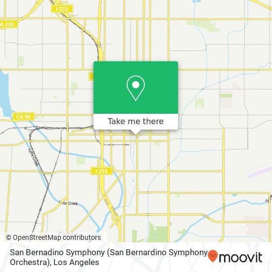 San Bernadino Symphony (San Bernardino Symphony Orchestra) map