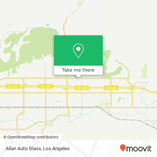 Allan Auto Glass map