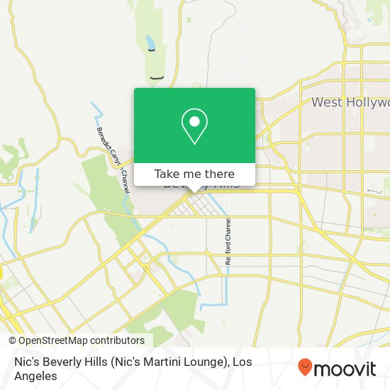 Nic's Beverly Hills (Nic's Martini Lounge) map