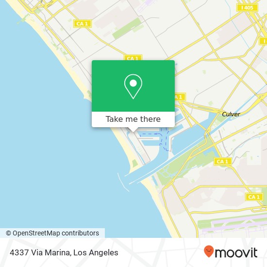 4337 Via Marina map