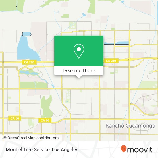 Montiel Tree Service map