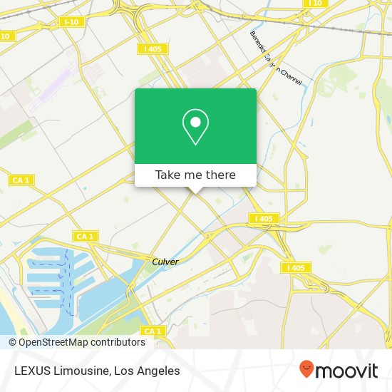 Mapa de LEXUS Limousine