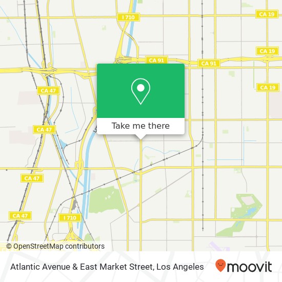 Atlantic Avenue & East Market Street map
