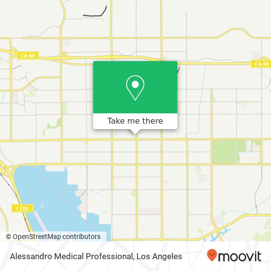 Alessandro Medical Professional map