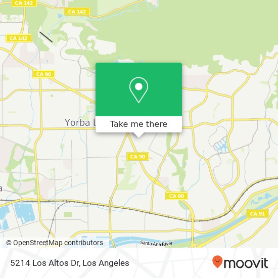 5214 Los Altos Dr map