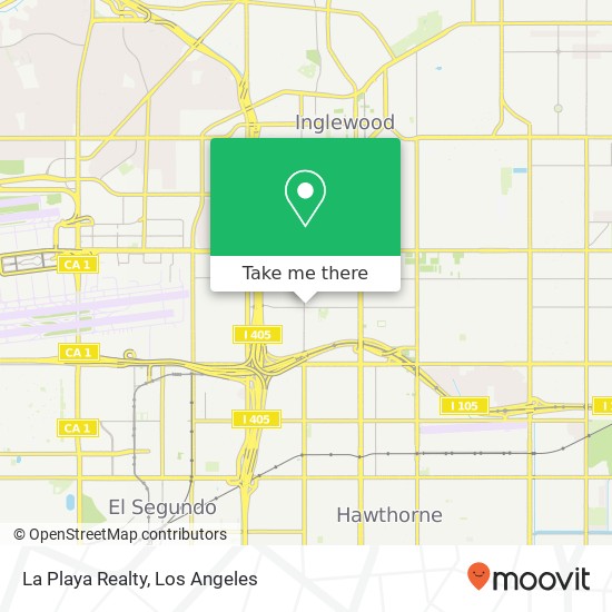 La Playa Realty map