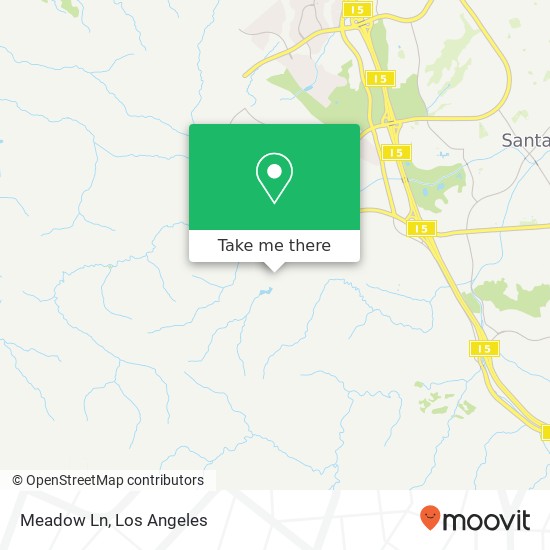 Meadow Ln map