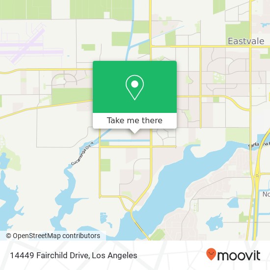 Mapa de 14449 Fairchild Drive