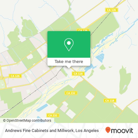 Andrews Fine Cabinets and Millwork map