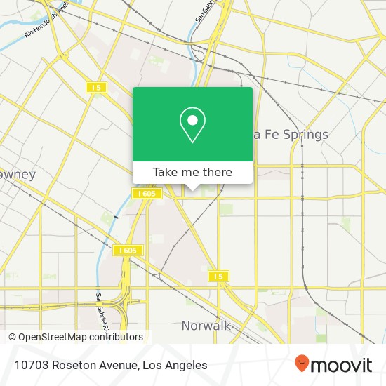 Mapa de 10703 Roseton Avenue