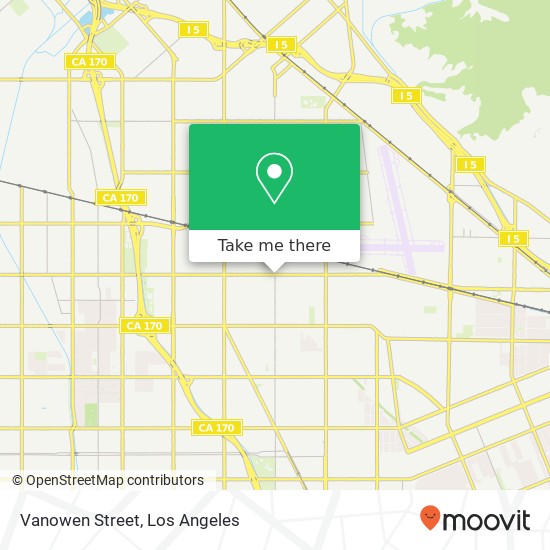 Vanowen Street map