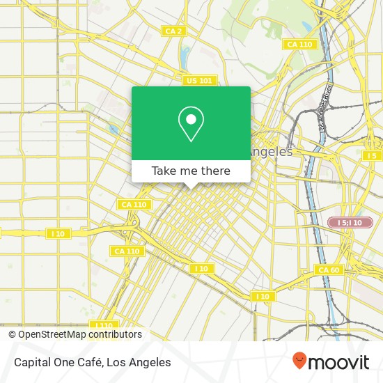 Capital One Café map