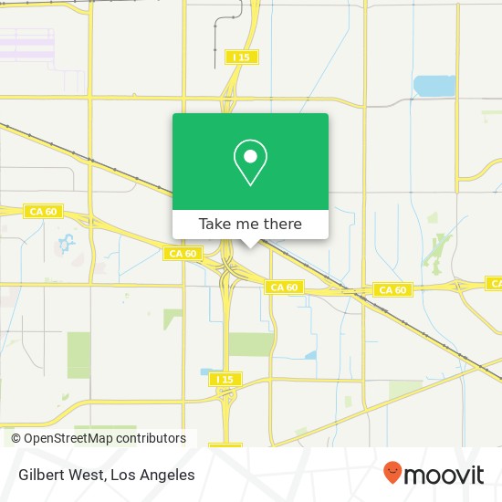 Gilbert West map