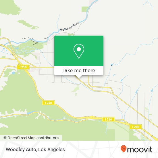 Woodley Auto map