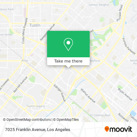 Mapa de 7025 Franklin Avenue