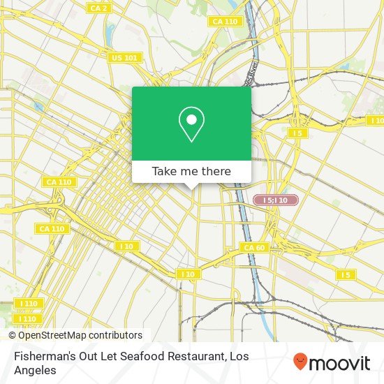 Fisherman's Out Let Seafood Restaurant map