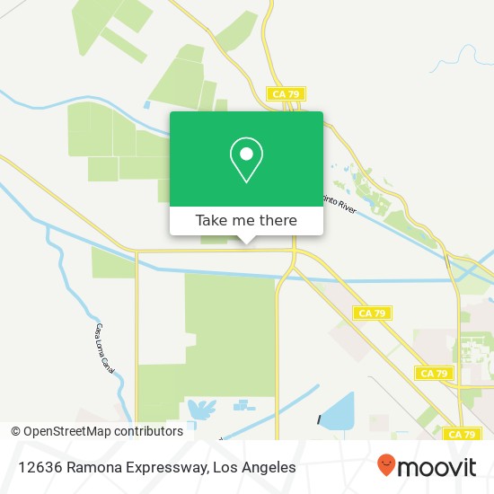 12636 Ramona Expressway map