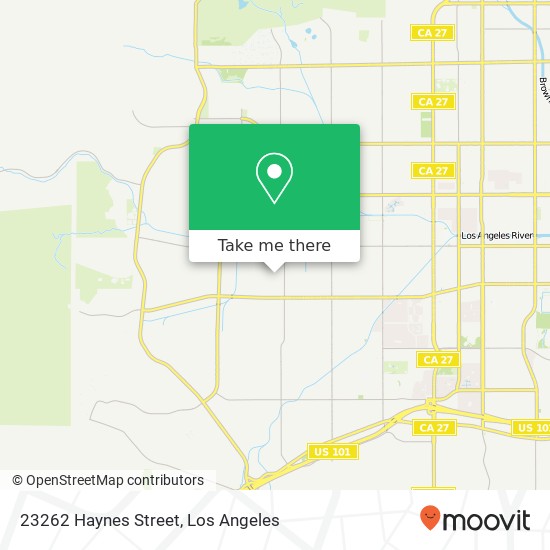 Mapa de 23262 Haynes Street