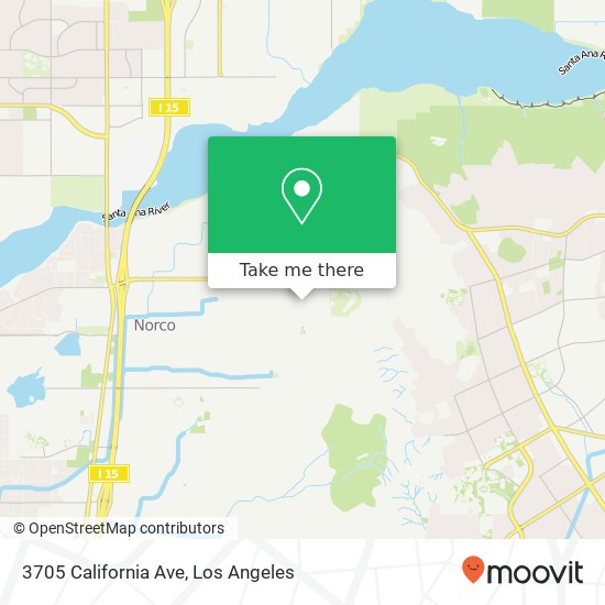 3705 California Ave map