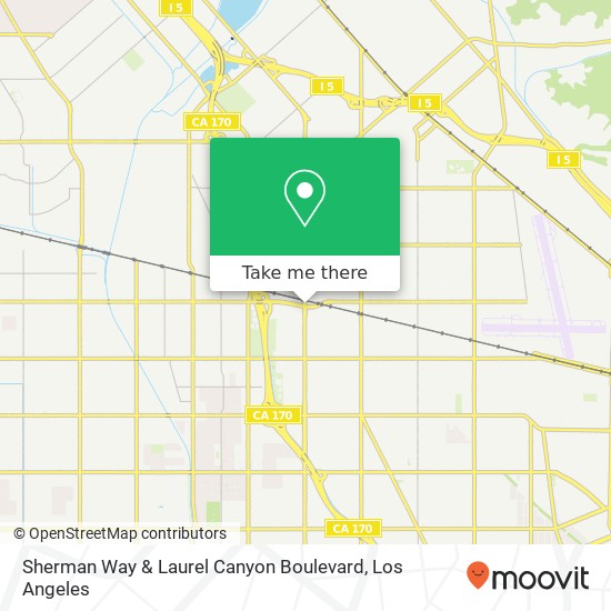 Mapa de Sherman Way & Laurel Canyon Boulevard