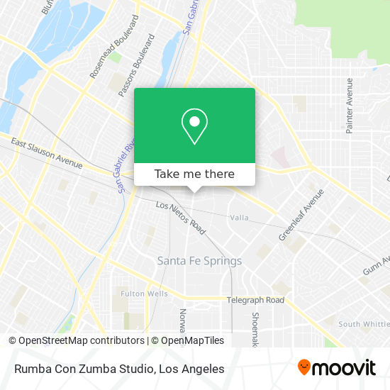 Mapa de Rumba Con Zumba Studio