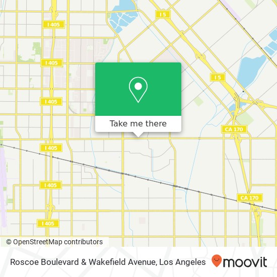 Mapa de Roscoe Boulevard & Wakefield Avenue