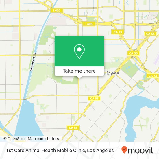 Mapa de 1st Care Animal Health Mobile Clinic