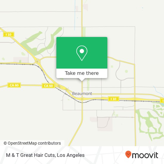 M & T Great Hair Cuts map